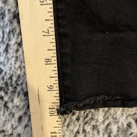 American Eagle Black Mens Next Level Flex Distressed Cutoff Jean Denim Shorts 31 - Picture 5 of 9